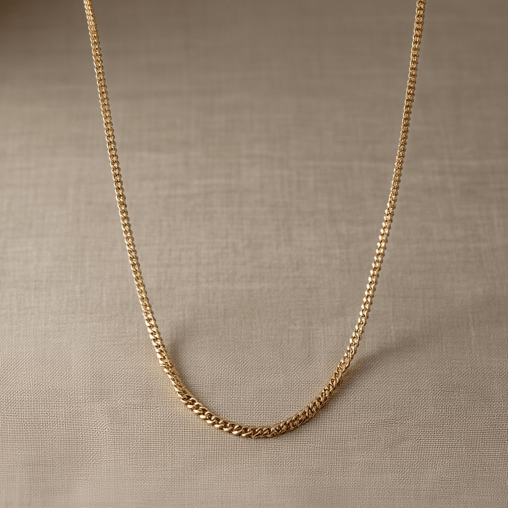 Fio Malha Barbela em Ouro 19kl (49cm) - Loja do Ouro