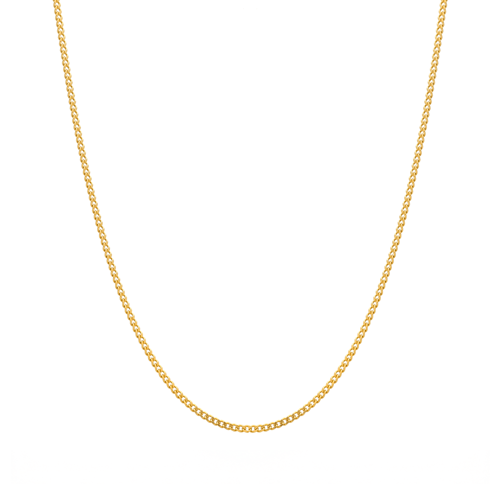 Fio Malha Barbela em Ouro 19kl (50cm) - Loja do Ouro
