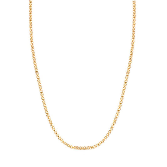 Hilo de malla batido en oro de 19 kl (41 cm) - Gold Store Premium