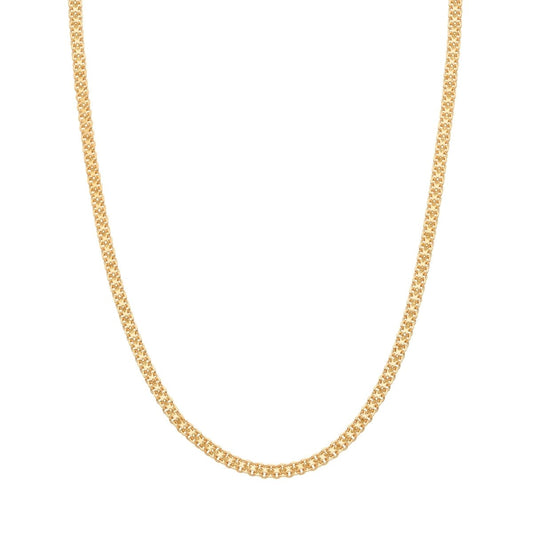 Fio Malha Batida em Ouro (46cm) - Loja do Ouro