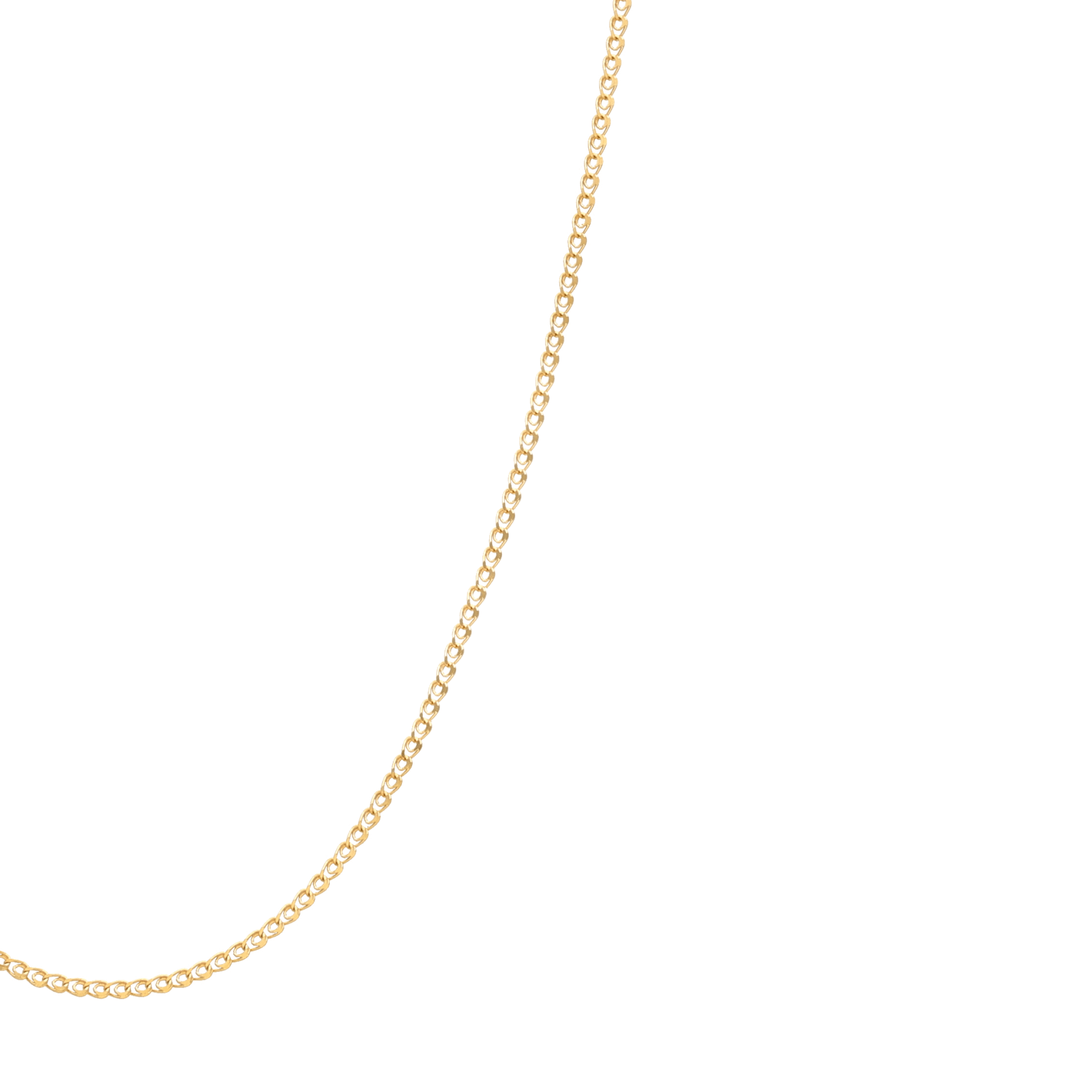 Fio Malha Elos Love em Ouro 19kl (43cm) - Loja do Ouro
