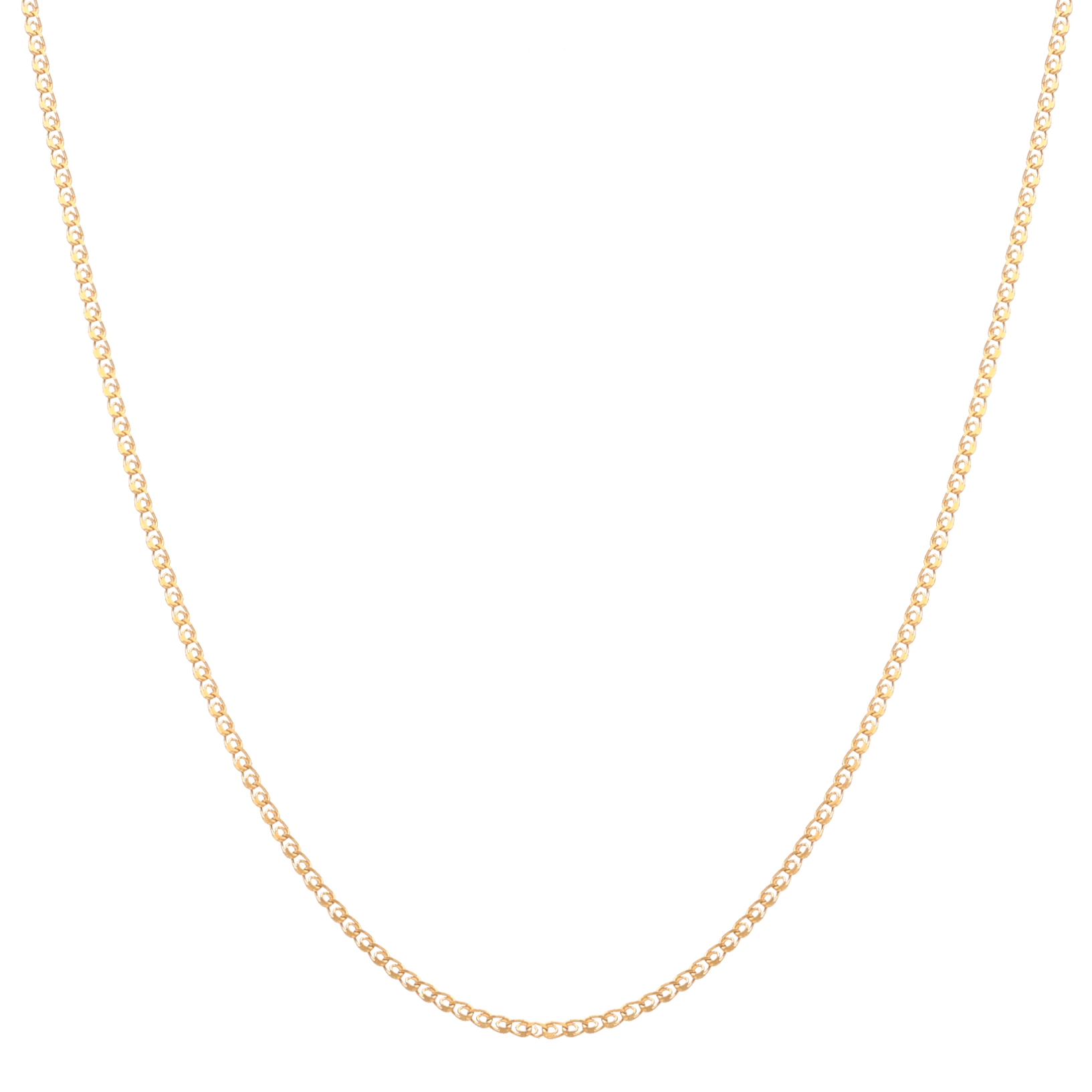 Fio Malha Elos Love em Ouro 19kl (43cm) - Loja do Ouro