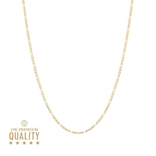 Fio Malha Marinheiro 3x1 em Ouro 19kl (48cm) - Loja do Ouro