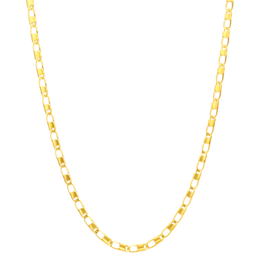 Hilo de malla Piastrine en oro de 19 kl (44 cm) - Gold Store Premium