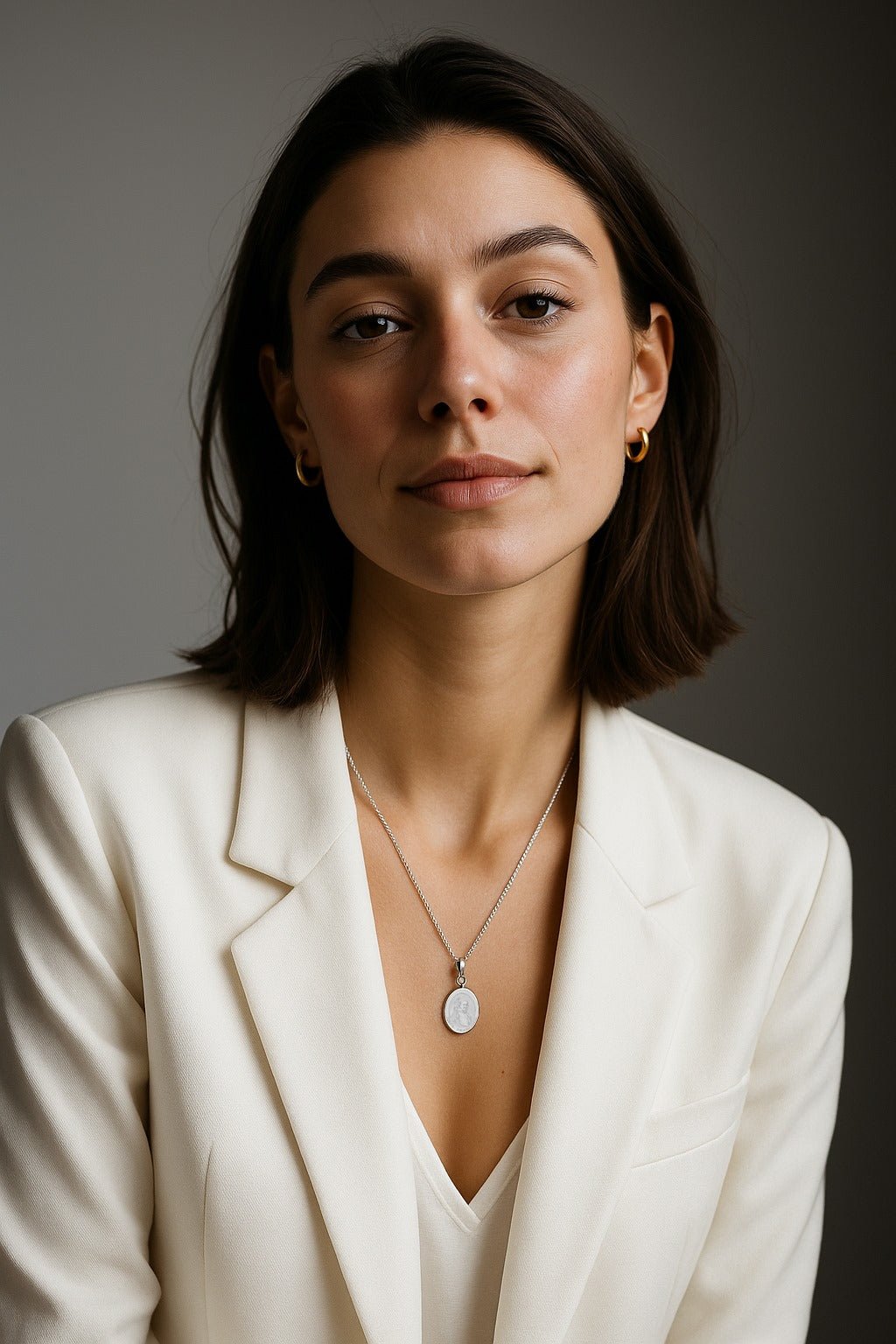 Fio Papa Francisco em Prata - Loja do Ouro