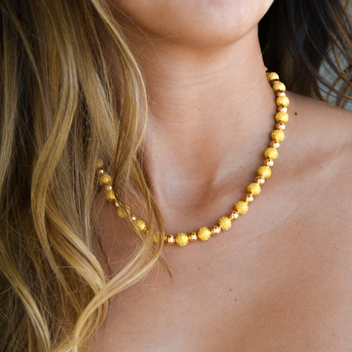 Gargantilha Princesa da Antuérpia em Ouro (42cm) - Loja do Ouro