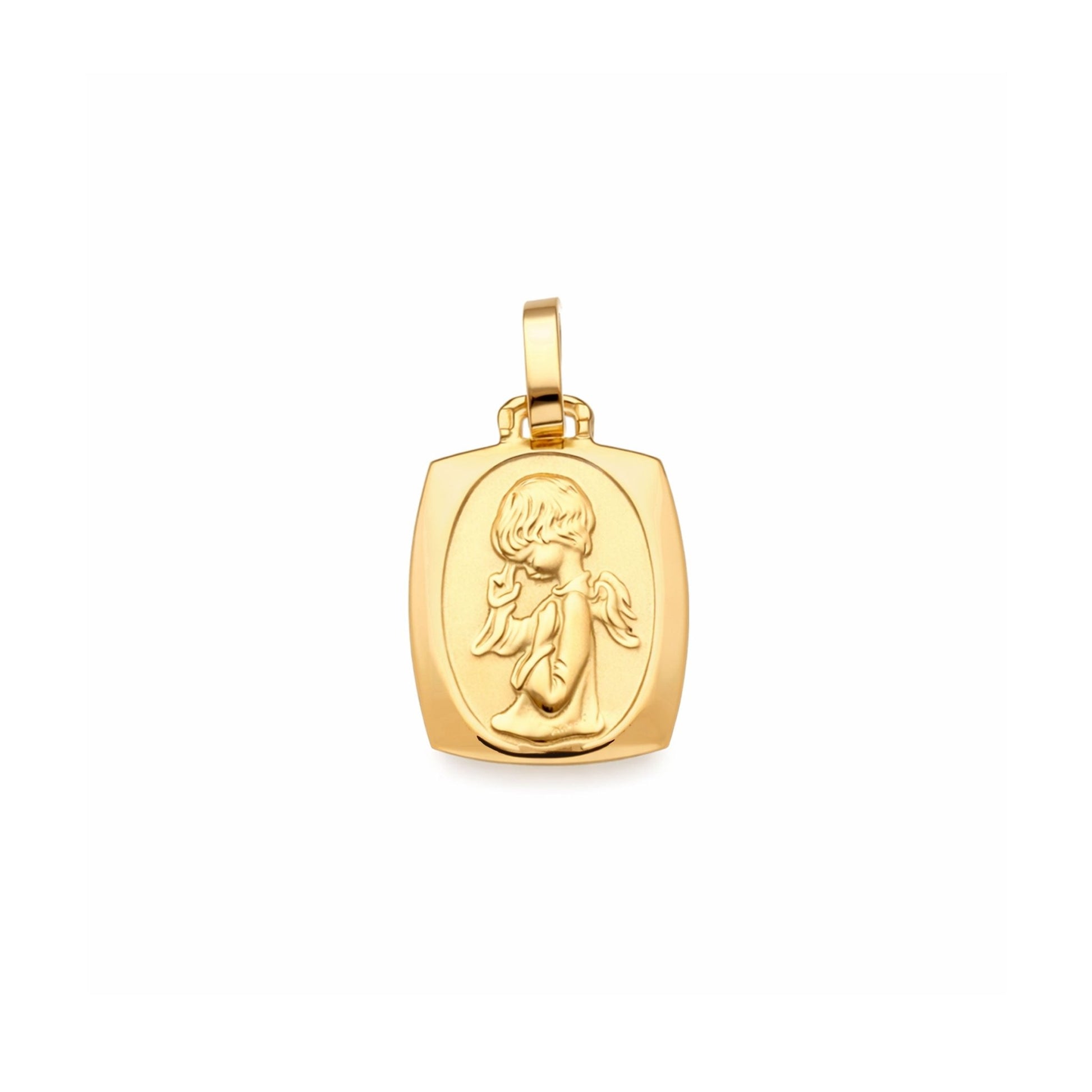 Medalha Anjo da Guarda em Ouro 19kl (1.6cm) - Loja do Ouro