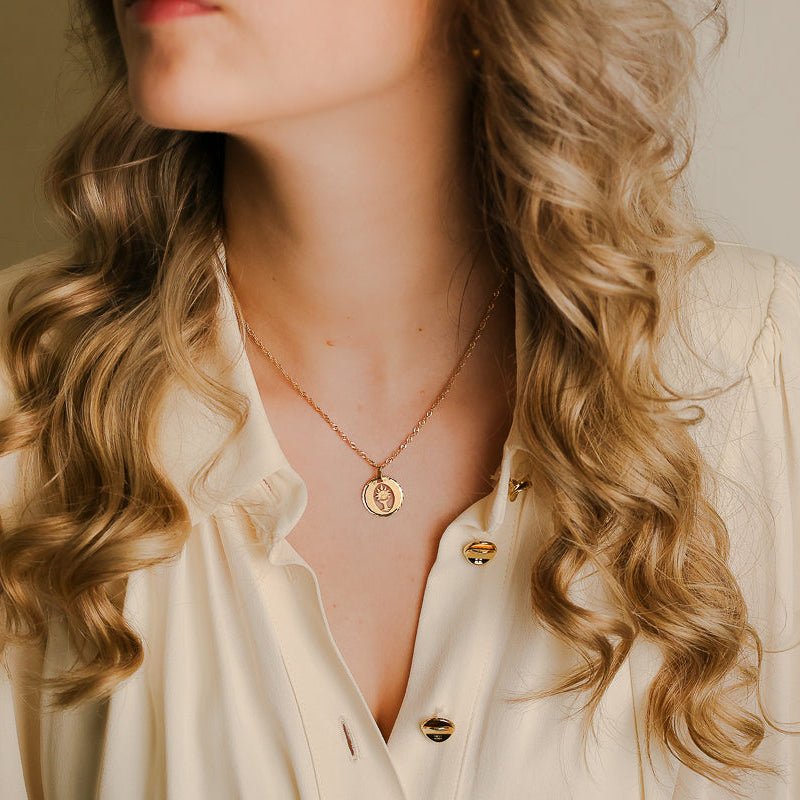 Medalha Comunhão em Ouro de 19kl (1.56cm) - Loja do Ouro