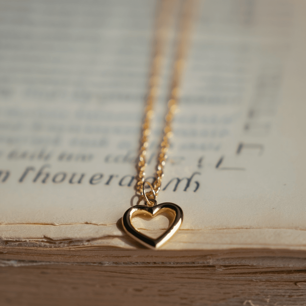 Medalha Coração Aberto em Ouro 19kl (1.19cm) - Loja do Ouro