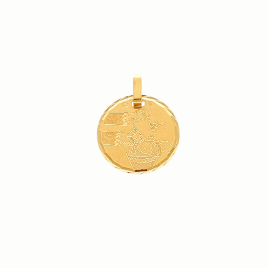 Medalha de Batismo em Ouro 19kl (1.6cm) - Loja do Ouro