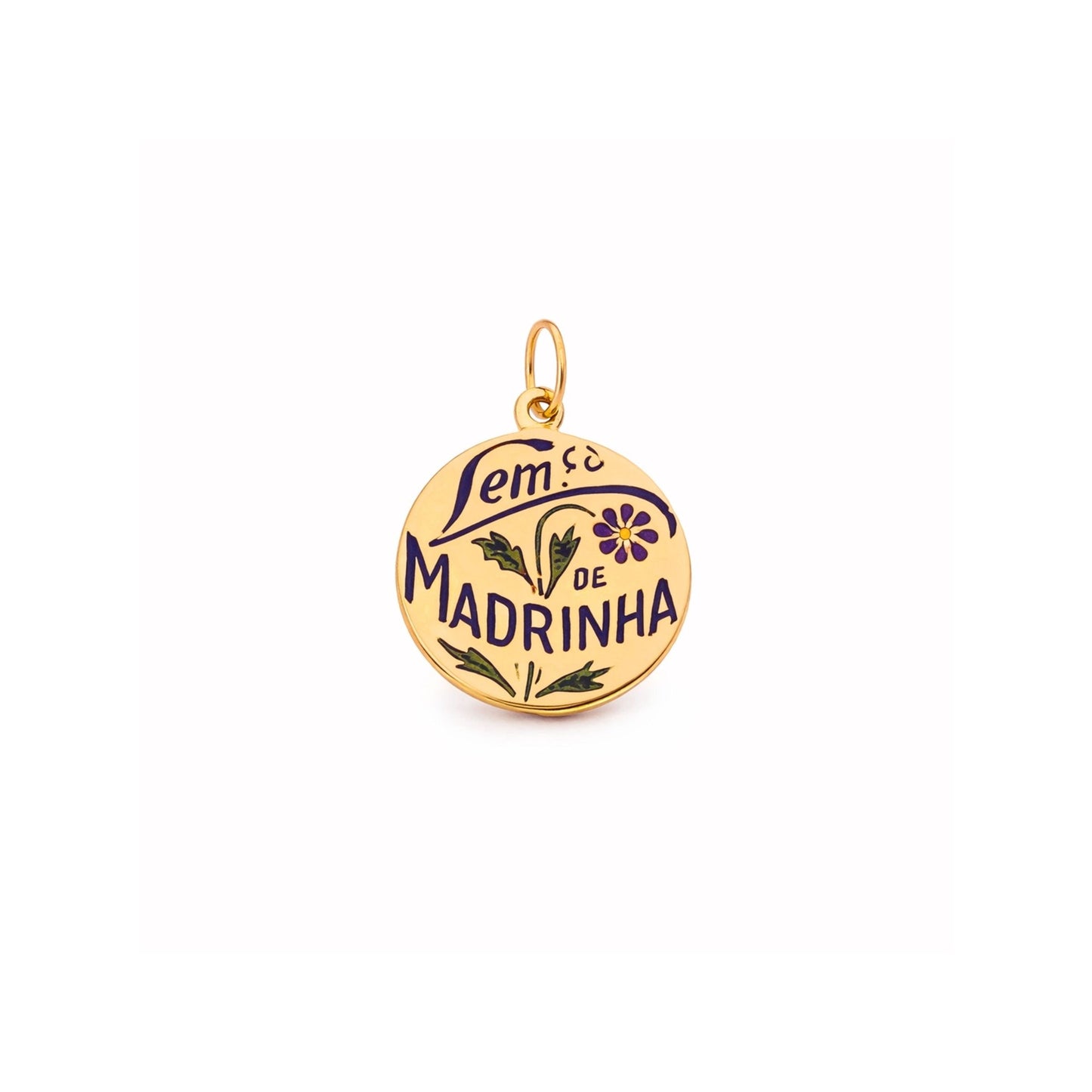 Medalha "Lemça de Madrinha" em Ouro 19kl (1.58cm) - Loja do Ouro