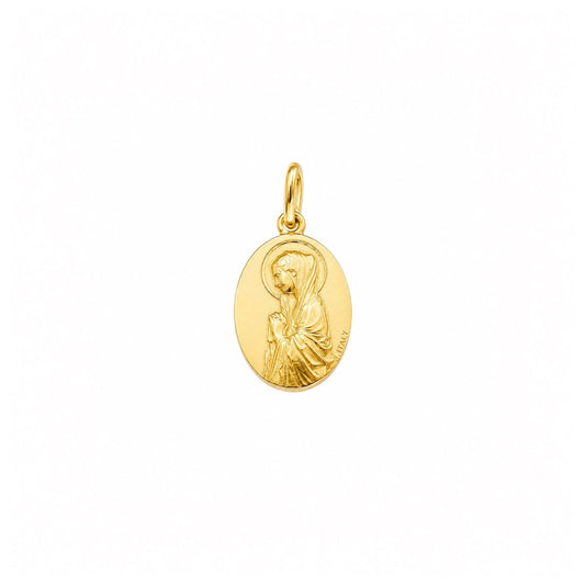 Medalha Nossa Senhora em Ouro 19kl (1.3cm) - Loja do Ouro