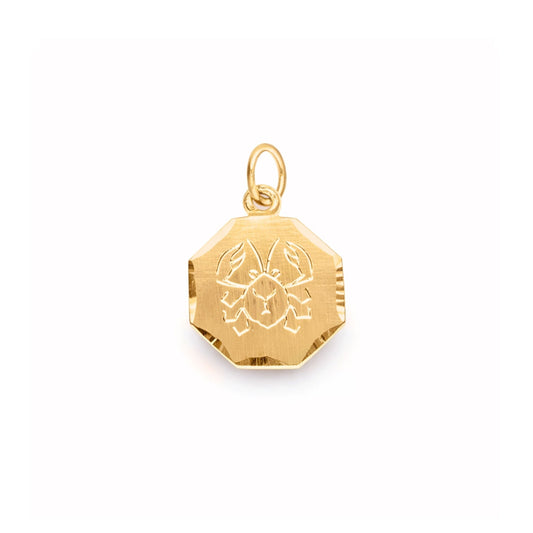 Medalha Signo Caranguejo em Ouro 19kl - Loja do Ouro