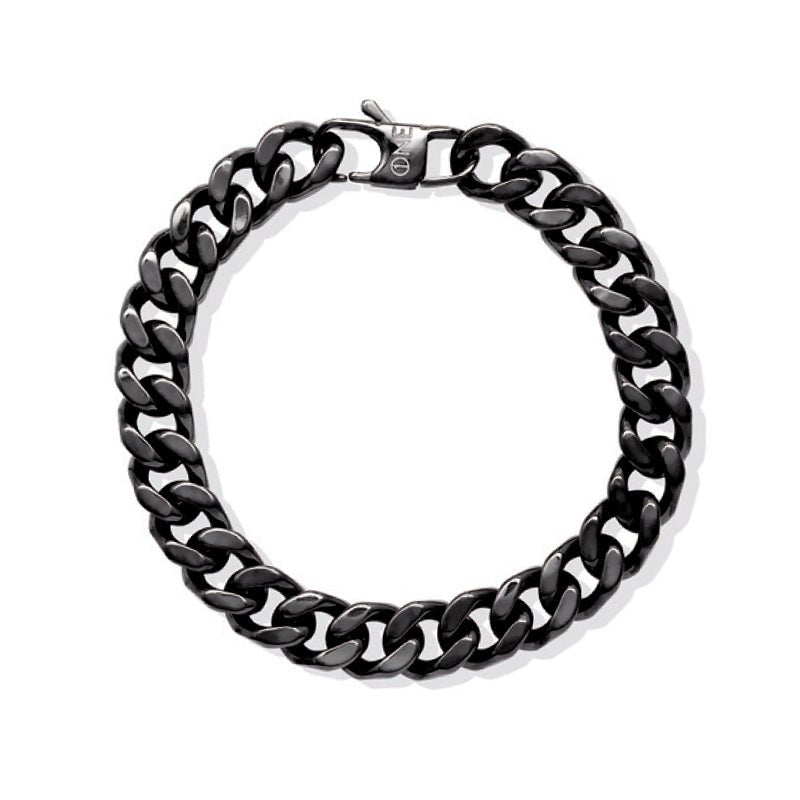 Pulseira Black Thunder em Aço Negro - Loja do Ouro