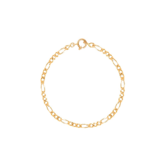Pulseira Criança Malha 3x1 em Ouro 19kl (14.5cm) - Loja do Ouro