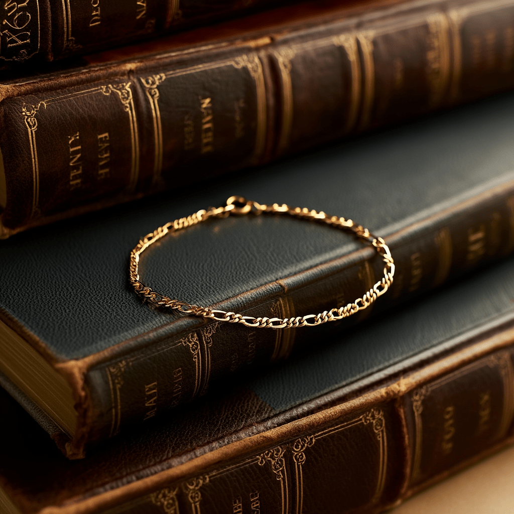 Pulseira Criança Malha 3x1 em Ouro 19kl (14cm) - Loja do Ouro