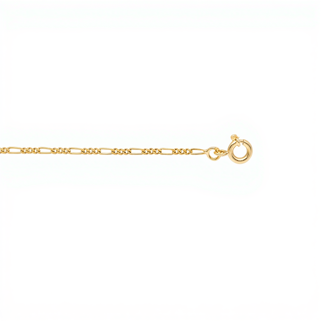 Pulseira Criança Malha 3x1 em Ouro 19kl (14cm) - Loja do Ouro