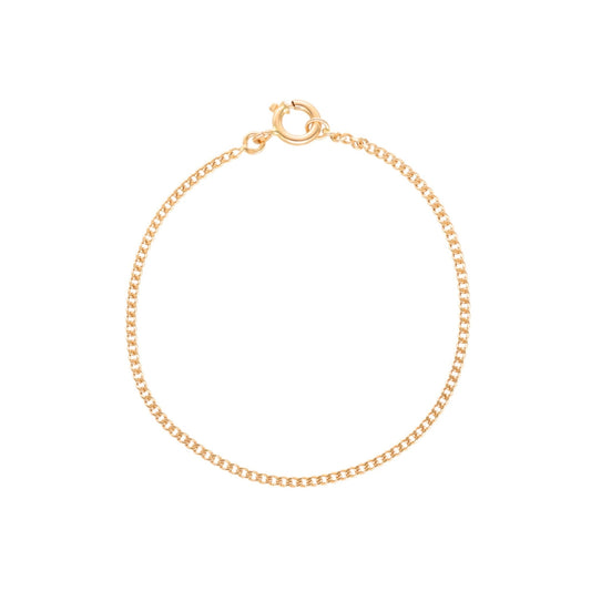 Pulseira para Criança em Ouro 19kl com Malha Barbela (14cm) - Loja do Ouro